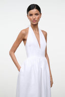 GRAZIA LINEN DRESS | WHITE