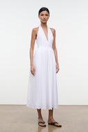 GRAZIA LINEN DRESS | WHITE