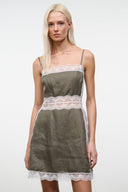 AMALINA LINEN MINI DRESS | THYME THYME / 4
