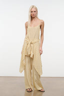 IRENA SILK DRESS | MONDAY STRIPE MONDAY STRIPE / XS