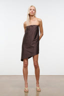 GEORGIA SILK CONVERTIBLE TOP | EARTH EARTH / XS