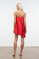GEORGIA SILK CONVERTIBLE TOP | RED ROSE RED ROSE / XS