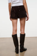 GEO SUEDE SHORT | ESPRESSO ESPRESSO / XS