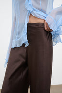 STROLL SILK PANT | EARTH EARTH / XS