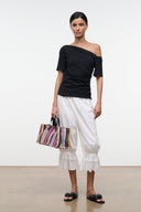CARINE TOP | BLACK BLACK / XS