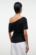 CARINE TOP | BLACK BLACK / XS