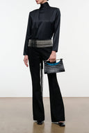 SUNI SILK TOP | BLACK BLACK / XS