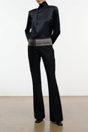 SUNI SILK TOP | BLACK BLACK / XS