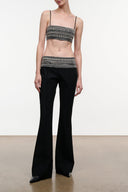ROXANA TOP | BLACK BLACK / XS