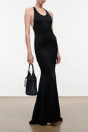 ZENA DRESS | BLACK BLACK / XS