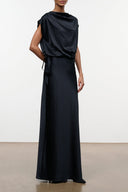 Evelyn Silk Dress | Black