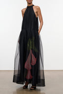 LANEY DRESS | TRUMPET FLOWER BLACK TRUMPET FLOWER BLACK / 4