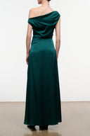 PHARE SILK MAXI DRESS | EMERALD EMERALD / 4