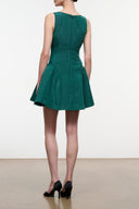 GWENETTE MINI DRESS | EMERALD EMERALD / 4