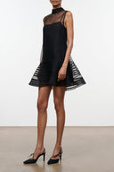 STERLING MINI DRESS | BLACK BLACK / XS