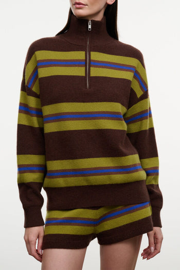 HUDSON CASHMERE SWEATER | NIGHTOWL STRIPE NIGHTOWL STRIPE / XS