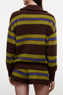 HUDSON CASHMERE SWEATER | NIGHTOWL STRIPE NIGHTOWL STRIPE / XS