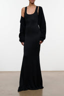 ASHTON CASHMERE SHRUG | BLACK BLACK / XS