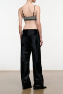 GUS HAIRCALF PANT | BLACK BLACK / 4