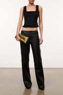 Kai Leather Pant | Jet Black BLACK / 4