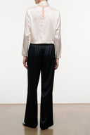 STROLL SILK PANT | BLACK BLACK / XS