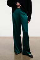 STROLL SILK PANT | EMERALD EMERALD