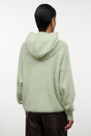 CASHMERE HOOD SCARF | SPEARMINT SPEARMINT