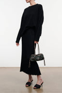 CLARETTA SKIRT | BLACK BLACK / XS