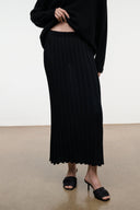 CLARETTA SKIRT | BLACK BLACK / XS