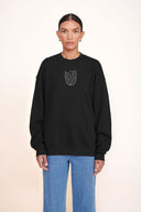 BLACK CUSTOM SWEATSHIRT