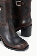 BROOKLYN ANKLE BOOT | ESPRESSO DISTRESSED ESPRESSO DISTRESSED / 36