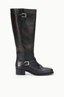 BROOKLYN FLAT BOOT | ESPRESSO DISTRESSED ESPRESSO DISTRESSED / 36