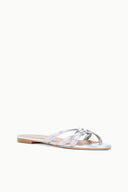 CARRIE SANDAL | SILVER SILVER / 36