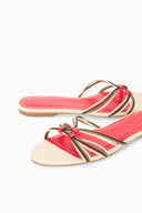CARRIE SANDAL | CREAM RED ROSE CREAM RED ROSE / 36