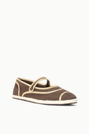 NORA ESPADRILLE FLAT | ESPRESSO ESPRESSO / 36
