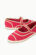 NORA ESPADRILLE FLAT | ROUGE ROUGE / 36
