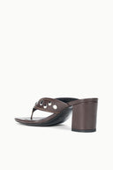 NOVA THONG HEEL | ESPRESSO STUDS ESPRESSO STUDS / 36