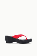 REMY THONG WEDGE | BLACK MULTI BLACK MULTI / 36