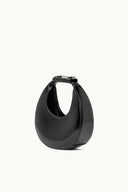 GOODNIGHT MOON black dome bag with top strap and rounded opening