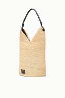 LANI LARGE RAFFIA BUCKET BAG | NATURAL NATURAL / OS