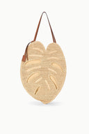 LARGE PALM RAFFIA BAG | NATURAL NATURAL / OS