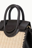 MAUDE MINI WICKER CARRYALL | NATURAL ESPRESSO NATURAL ESPRESSO / OS
