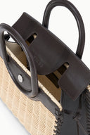 MAUDE MINI WICKER CARRYALL | NATURAL ESPRESSO NATURAL ESPRESSO / OS