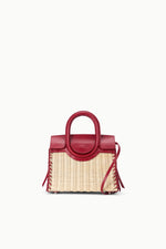 MAUDE MINI WICKER CARRYALL | NATURAL ROUGE