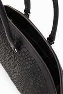 ESPRESSO WOVEN LEATHER