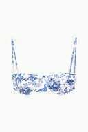 JO BALCONETTE BIKINI TOP | BLUE TOILE