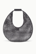 LARGE MOON BAG | ESPRESSO KNOTTED