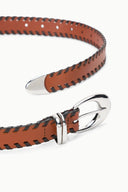 MOON METAL KEEPER BELT - 26 MM | TABAC ESPRESSO