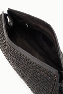 ESPRESSO WOVEN LEATHER