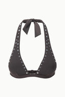 IRINA BIKINI TOP | ESPRESSO STUDS